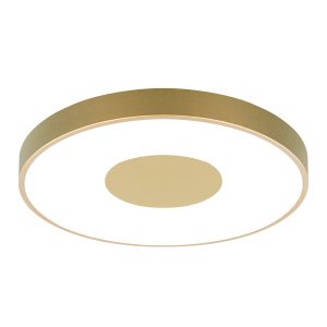 Plafón de techo Mantra Coin en oro con luz LED y temperatura de color CCT