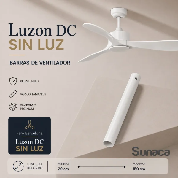 Barra accesorio ventilador Luzon Faro Barcelona