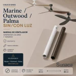 Barra accesorio ventilador Marine, Outwood y Palma Faro