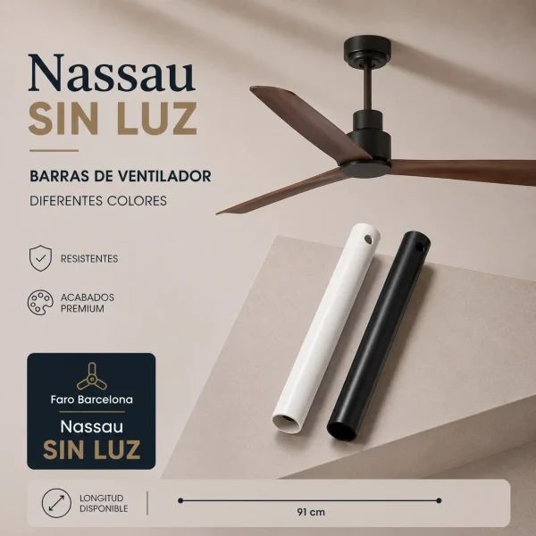 Barra accesorio ventilador Nassau Faro Barcelona