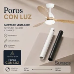 Barra accesorio ventilador Poros Faro Barcelona