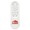 Ventilador de techo Alemar Kent blanco madera clara luz LED 107 cm