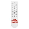 Ventilador de techo Alemar Tauro blanco madera clara luz LED 76 cm