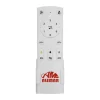 Ventilador de techo Alemar Valcano blanco luz LED 107 cm
