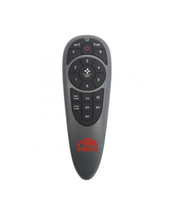 Ventilador retráctil Alemar Nelo blanco luz LED 50-107 cm