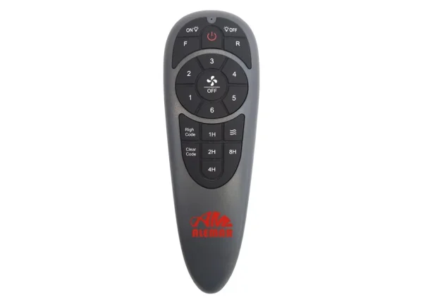 Ventilador retráctil Alemar Vic blanco luz LED 50-107 cm