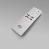Ventilador retráctil schuller Herón blanco oro LED 50-106 cm