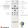 Ventilador Mantra Gamer BIG Negro Transparentes Luz LED 55,6 cm