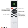 Ventilador retráctil Mantra Glass Fan M Blanco Luz LED 53-106 cm