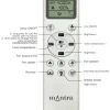 Ventilador Mantra Nepal II MINI Blanco Madera clara Luz LED 75 cm