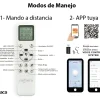 Ventilador de techo Mantra Tibet Blanco Transparentes Luz LED 63 cm