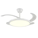 Ventilador retráctil P&B Melody L blanco LED 48-108 cm