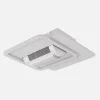 Ventilador de techo Abrila Obelisco blanco luz LED 48 cm
