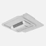 Ventilador de techo Abrila Obelisco blanco luz LED 48 cm