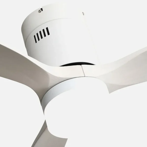 Ventilador de techo Abrila Aguilon blanco luz LED 132 cm