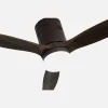 Ventilador de techo Abrila Aguilon marrón roble luz LED 132 cm
