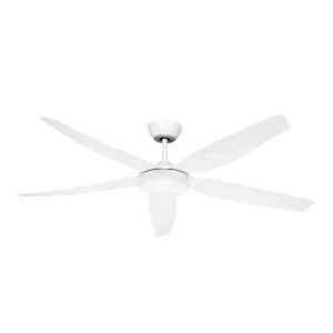 Ventilador de techo Abrila Altea blanco luz LED 142 cm