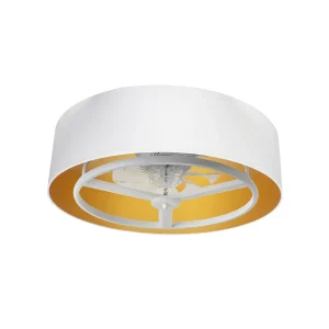 Ventilador de techo Abrila Anuska blanco luz LED 70 cm