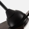 Ventilador de techo Abrila Argestes negro Gris luz LED 132 cm
