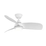 Ventilador de techo Abrila Atomo blanco luz LED 91 cm