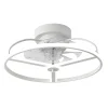 Ventilador de techo Abrila Bora blanco luz LED 50 cm
