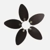 Ventilador de techo Borasco Abrila níquel luz led