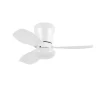 Ventilador de techo Abrila Cain blanco luz LED 62 cm