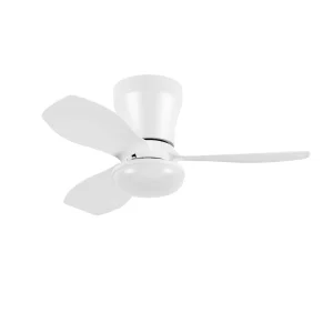 Ventilador de techo Abrila Cain blanco luz LED 62 cm