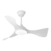 Ventilador de techo Abrila Caiman blanco luz LED 89 cm