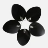 Ventilador de techo Abrila Chaw níquel negro luz LED 132 cm