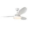 Ventilador de techo Abrila Datoo blanco luz LED 120 cm