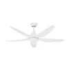 Ventilador de techo Abrila Elda blanco luz LED 144 cm