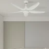 Ventilador de techo Abrila Elda blanco luz LED 144 cm