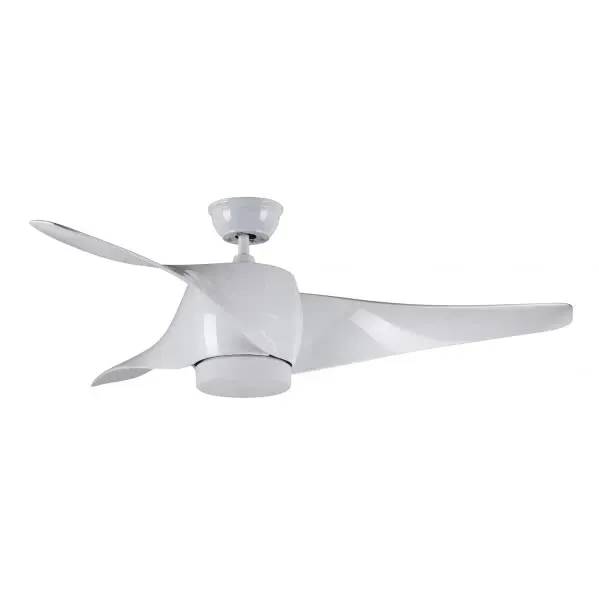 Ventilador de techo Abrila Electra Blanco Blanco Luz LED 132 cm