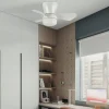 Ventilador de techo Abrila Enoc blanco luz LED 58 cm