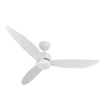Ventilador de techo Abrila Genil blanco luz LED 132 cm