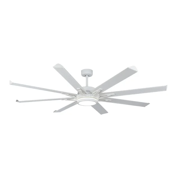 Ventilador de techo Abrila Grado blanco luz LED 198 cm