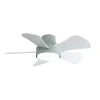 Ventilador de techo Abrila Gregario Verde luz LED 82 cm