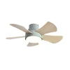 Ventilador de techo Abrila Gregario Verde luz LED 82 cm