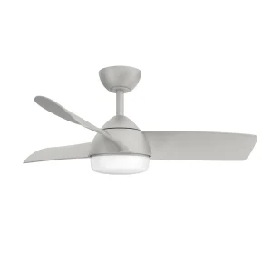 Ventilador de techo Abrila Haur blanco luz LED 107 cm