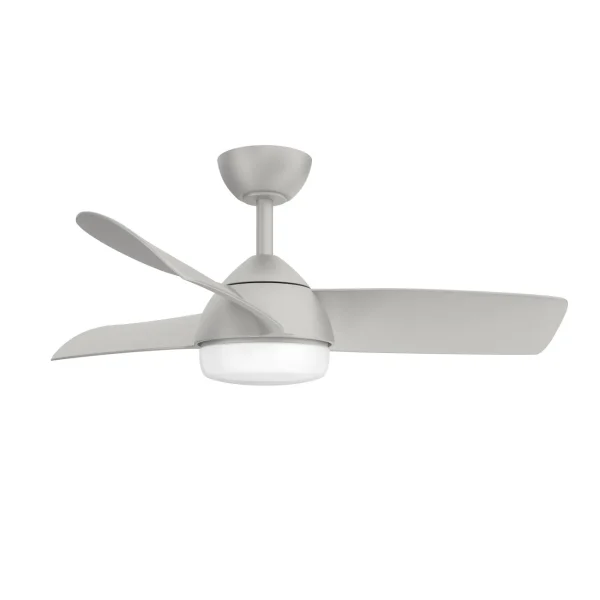 Ventilador de techo Abrila Haur blanco luz LED 107 cm