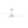 Ventilador de techo Abrila Hellin blanco luz LED 106 cm