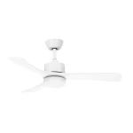 Ventilador de techo Abrila Hellin blanco luz LED 106 cm