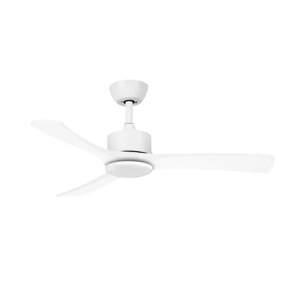 Ventilador de techo Abrila Hellin blanco luz LED 106 cm