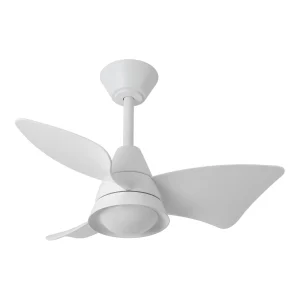 Ventilador de techo Abrila Jaguar blanco luz LED 96 cm
