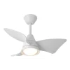 Ventilador de techo Abrila Jaguar blanco luz LED 96 cm