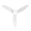 Ventilador de techo Abrila Jarama blanco luz LED 112 cm