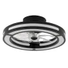 Ventilador de techo Abrila Kastoria negro LED 50 cm