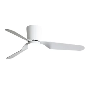Ventilador de techo Abrila Kochi blanco luz LED 132 cm
