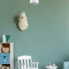Ventilador de techo Abrila Kos blanco luz LED 60 cm